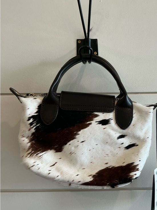 House of Harlow 1960 Handbags - House of Harlow 1960 Cowhide Mini Top-Handle Bag in White and Brown